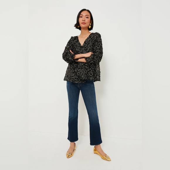 Tuckernuck Nightly Organza Easton Blouse (S) - Picture 13 of 14